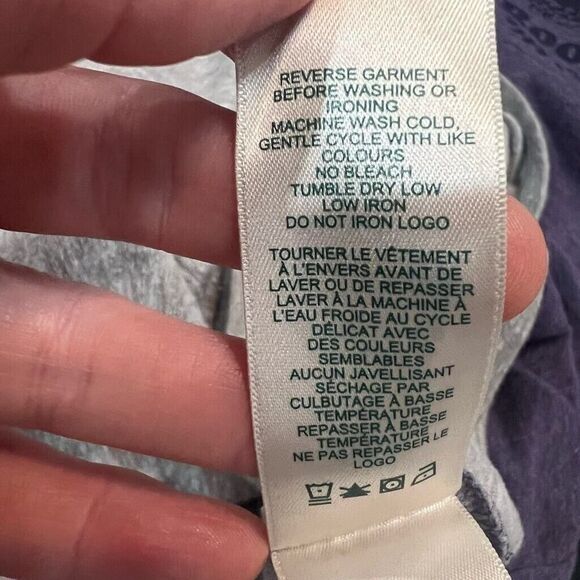 Roots Purple Long Sleeve Pullover Hooded Athletic Sweatshirt Size Medium - Picture 7 of 7